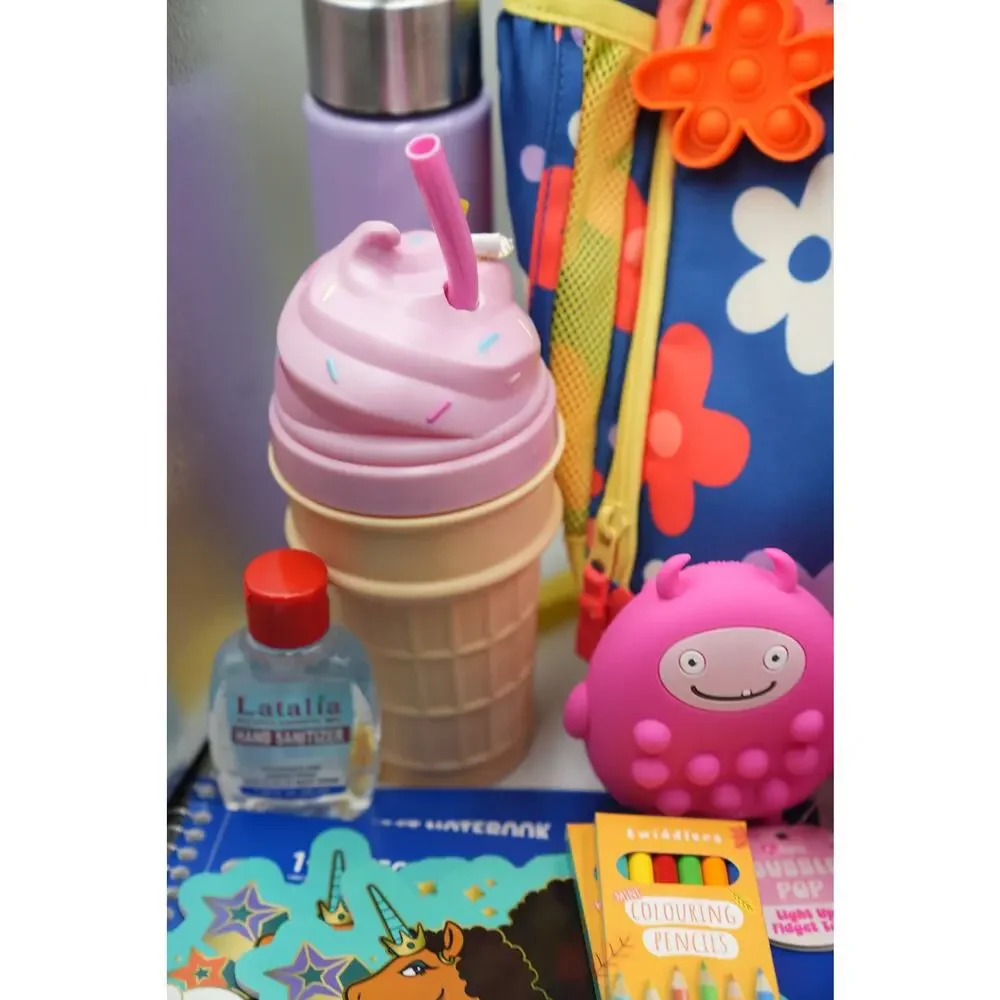 Cat & Jack Floral‎ Backpack Bundle w/ Embark Lunch Bag, Toys & Supplies NEW